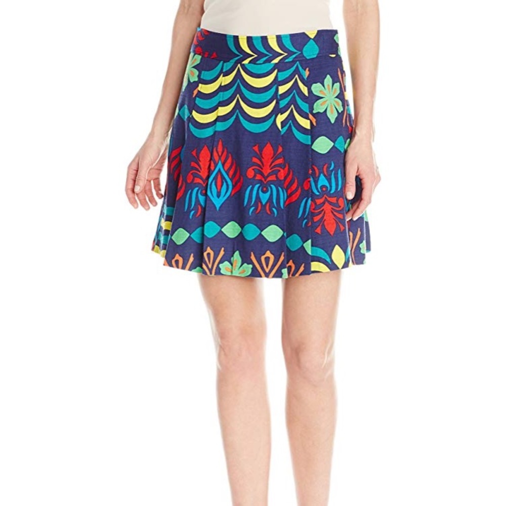 Anthropologie Plenty by Tracy Reese Printed-Textured Skirt.